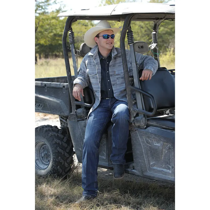 Cinch Men's Grey Shirt Jacket 1