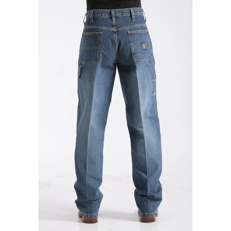 Cinch Men's Loose Fit Blue Label Jean-Medium Stonewash 1