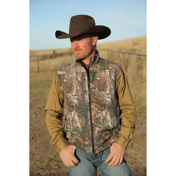 Cinch Mens Outdoors Realtree Camo Vest 1