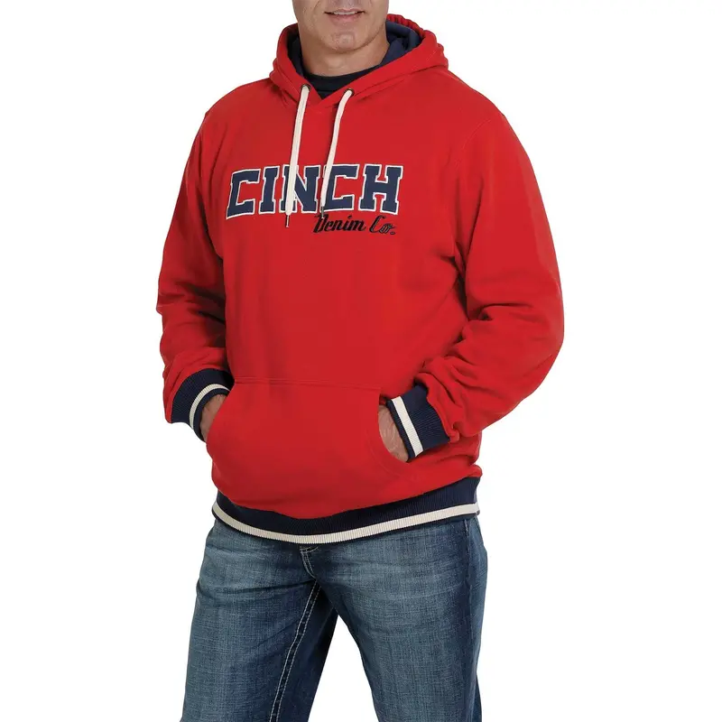 Cinch Men's Red Hoodie 2