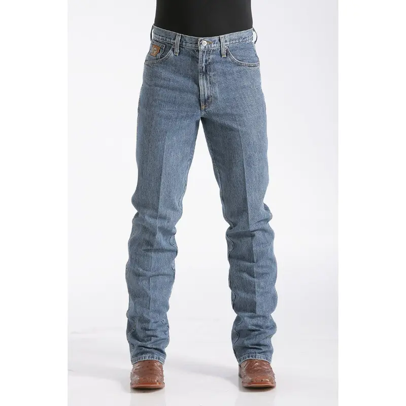 Cinch Slim Fit Bronze Label Jean - Medium Stonewash 1