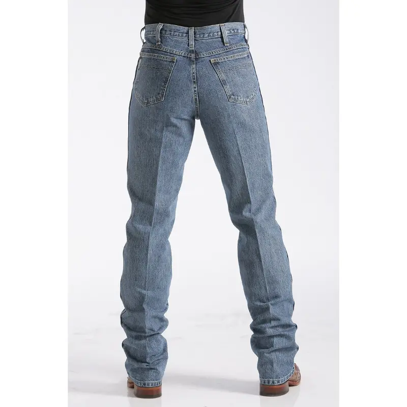 Cinch Slim Fit Bronze Label Jean - Medium Stonewash 3