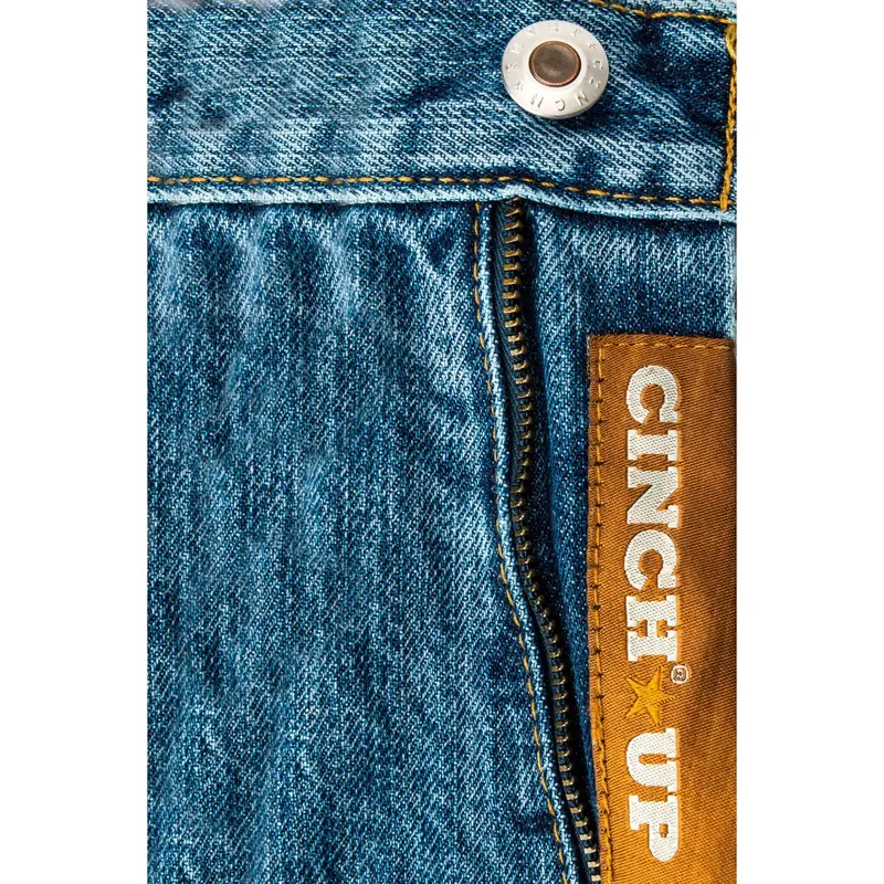 Cinch Slim Fit Bronze Label Jean - Medium Stonewash 6