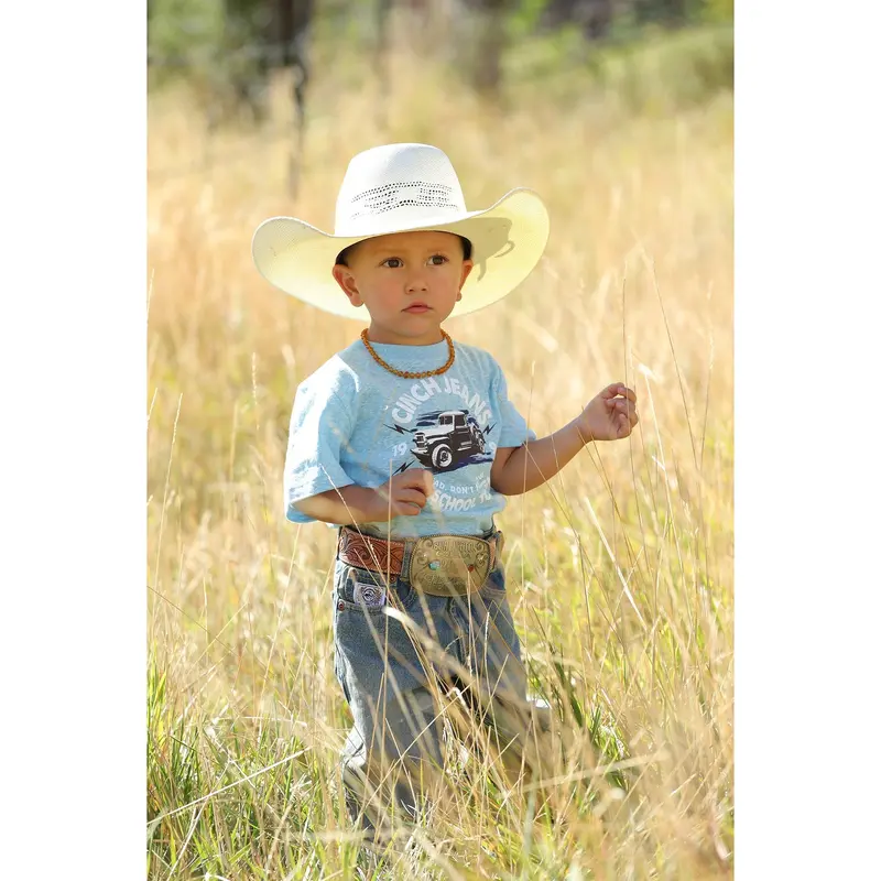 Cinch Toddler's Light Blue Pickup Truck Graphic Tee 1