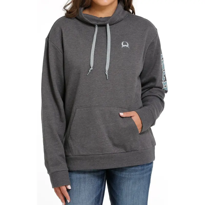 Cinch Women's Grey Pullover 1
