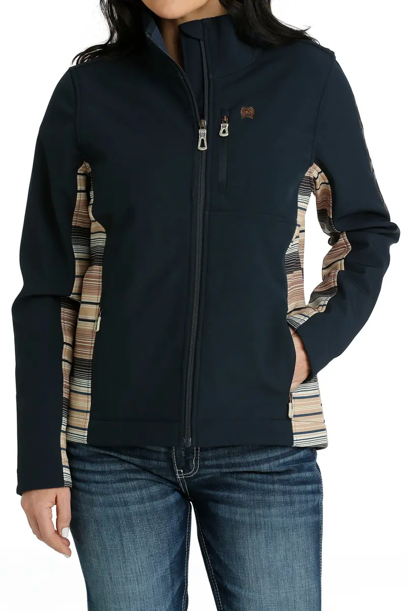 Cinch Women's Navy Concealed Carry Bonded Jacket 2
