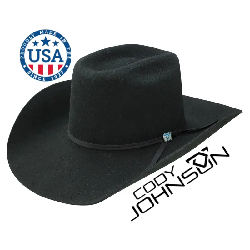 Cj 9Th Round Black Felt Hat 1