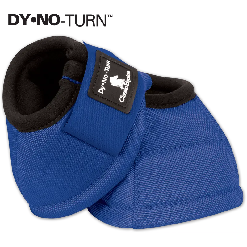 Classic Equine Dyno Turn Bell Boot-Blue 1