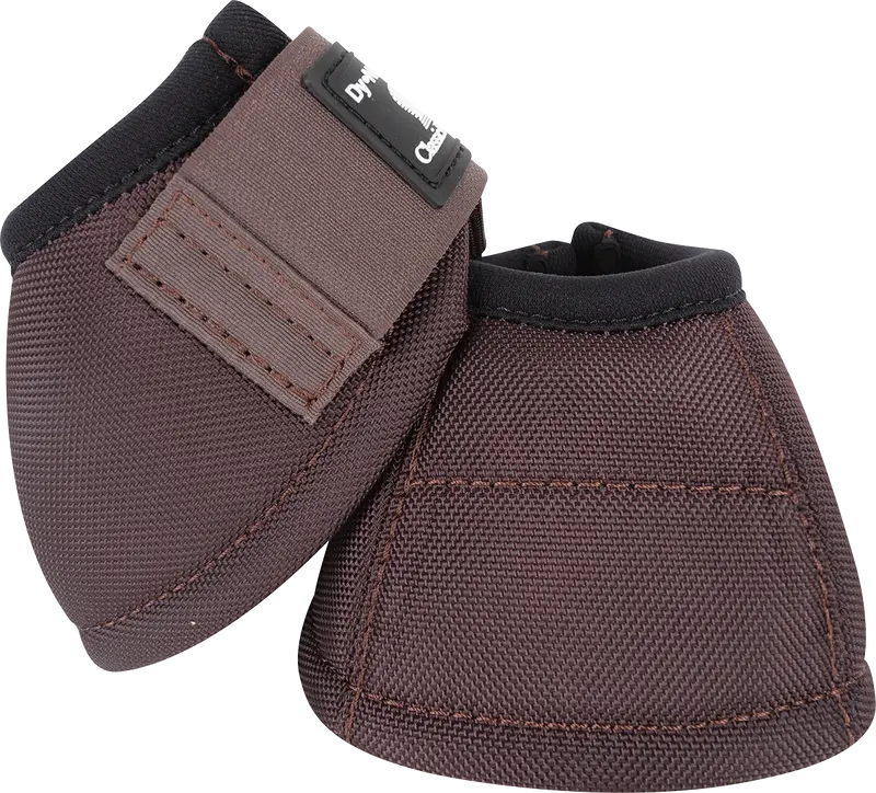 Classic Equine Dyno Turn Bell Boot-Chocolate 1