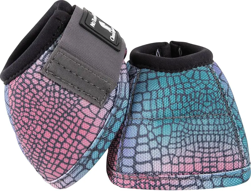 Classic Equine Dyno Turn Designer Line Bell Boots-Gator 1