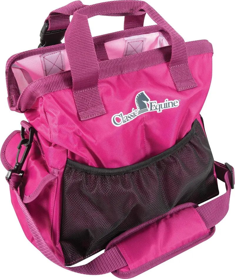 Classic Equine Groom Tote-Raspberry 1