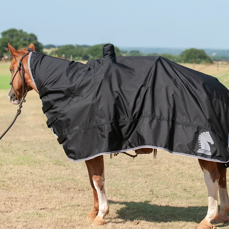 Classic Equine Horse And Saddle Cover 1