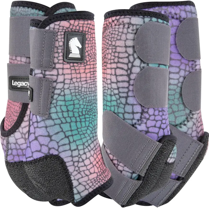Classic Equine Legacy2 Support Boots-Full Set Gator 1