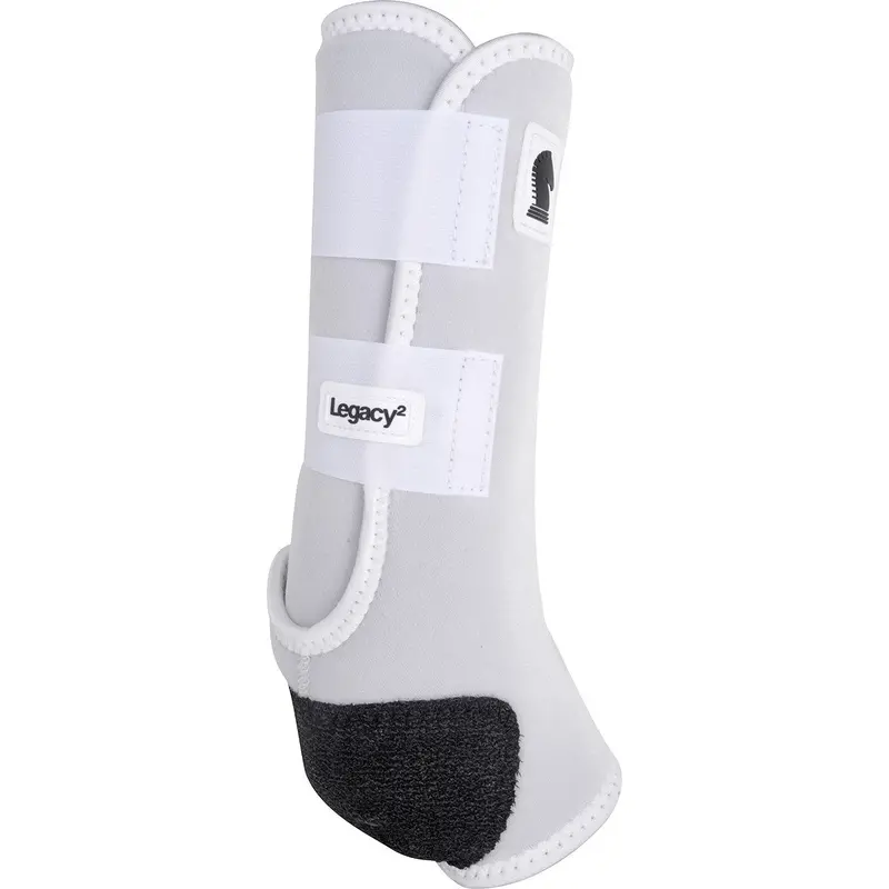 Classic Equine Legacy2 Support Boots-Tall White Rear 2