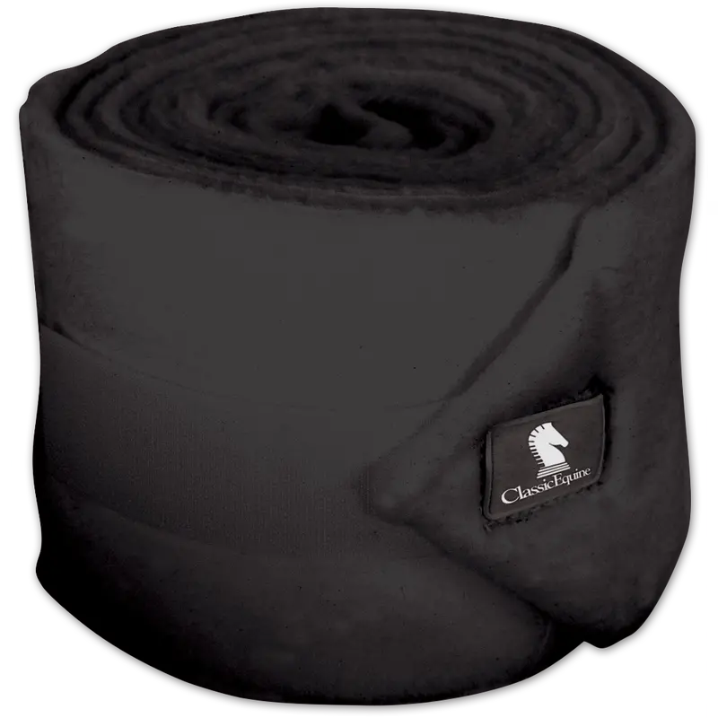 Classic Equine Polo Wrap-Black 1