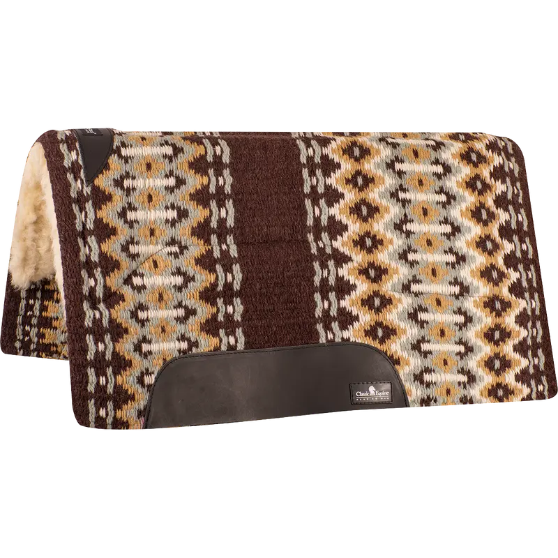 Classic Equine Sensorflex Wool Top Pad: 34"X38" 4