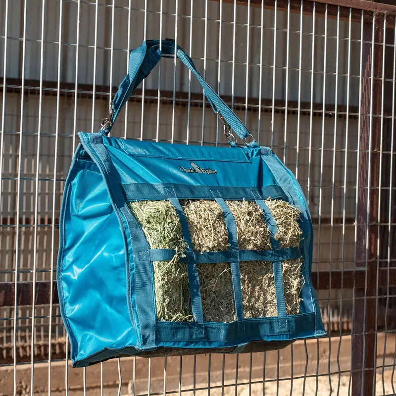 Classic Equine Top Load Hay Bag-Dark Teal 1