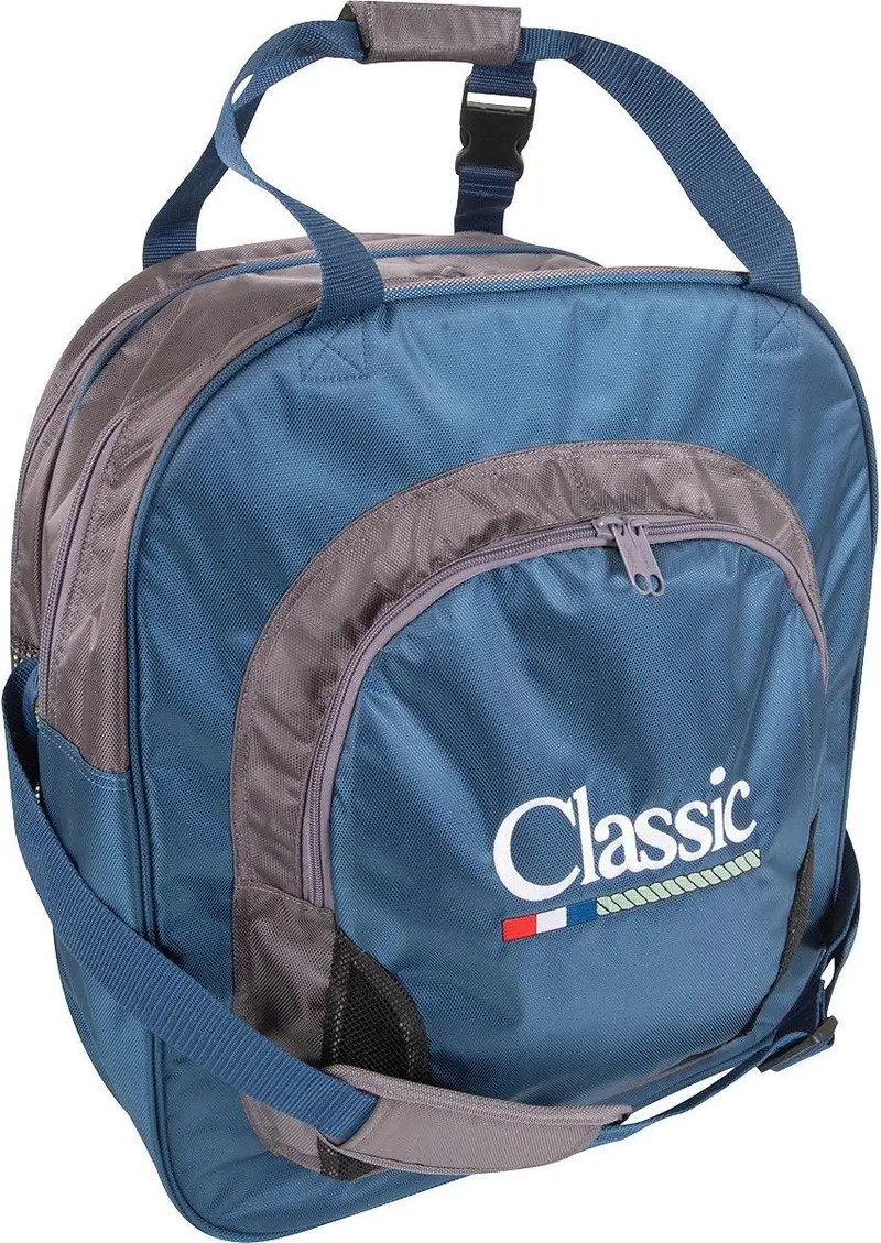 Classic Super Deluxe Rope Bag-Navy/Grey 1