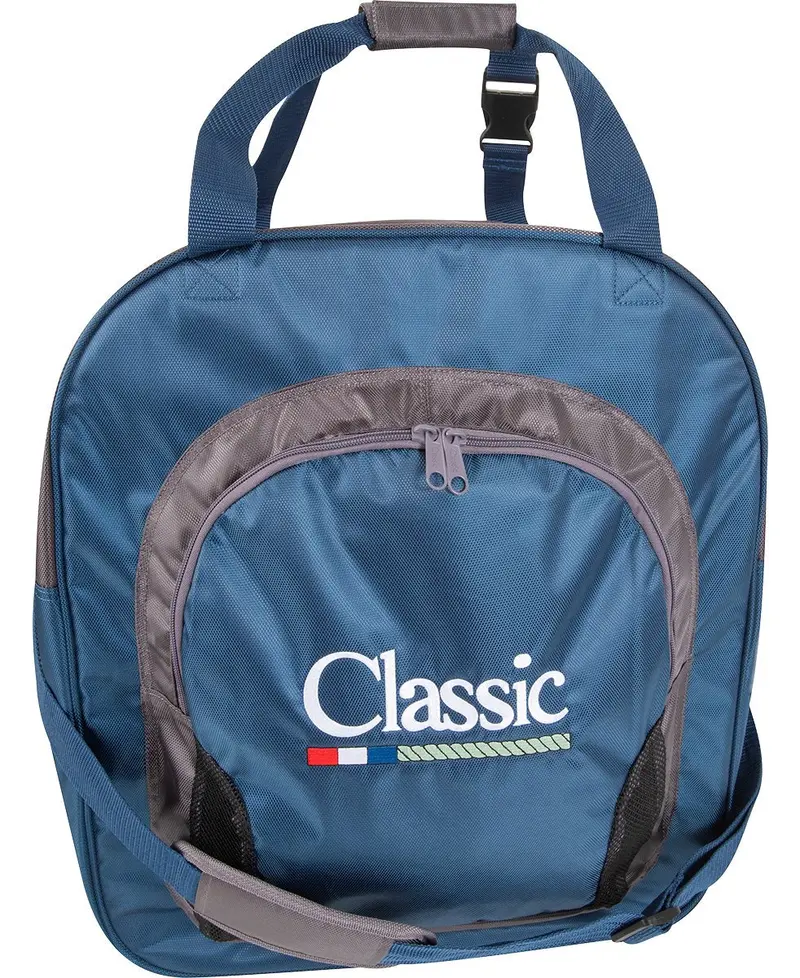 Classic Super Deluxe Rope Bag-Navy/Grey 2