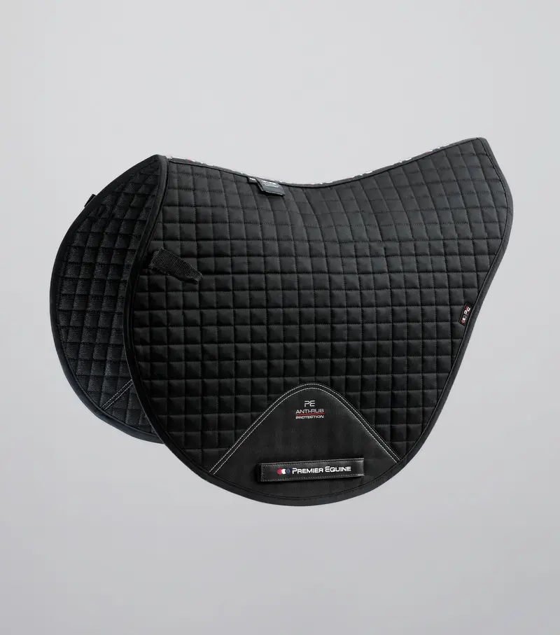Close Contact Cotton Cross Country Saddle Pad Black 1