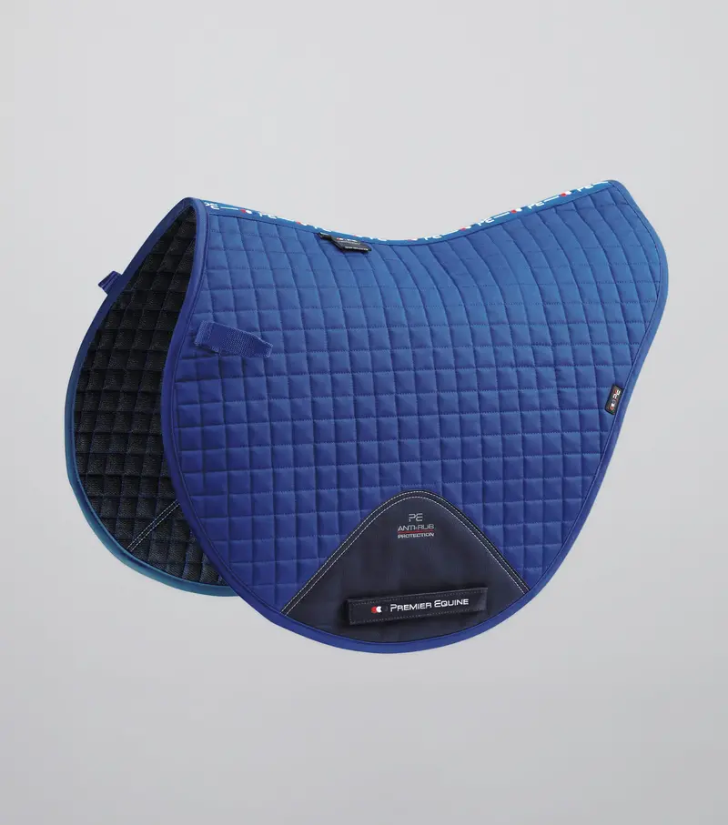 Close Contact Cotton Cross Country Saddle Pad Royal Blue 1