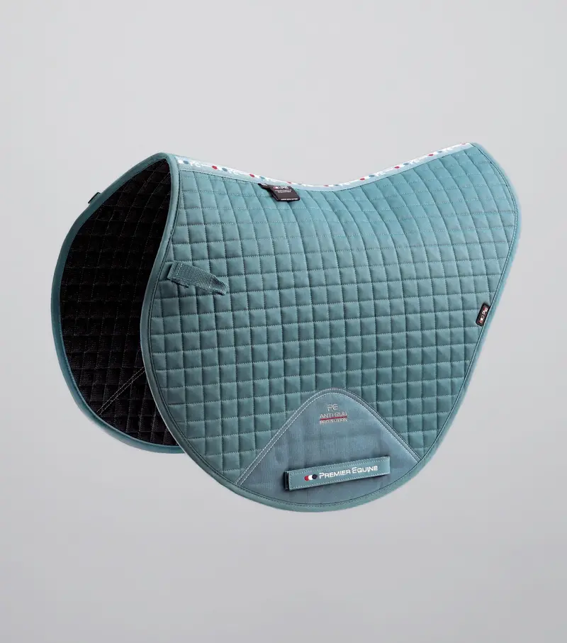 Close Contact Cotton Cross Country Saddle Pad Turquoise 1
