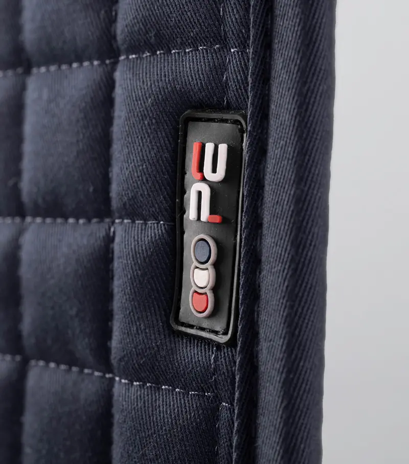 Close Contact Cotton Dressage Saddle Pad Navy 2