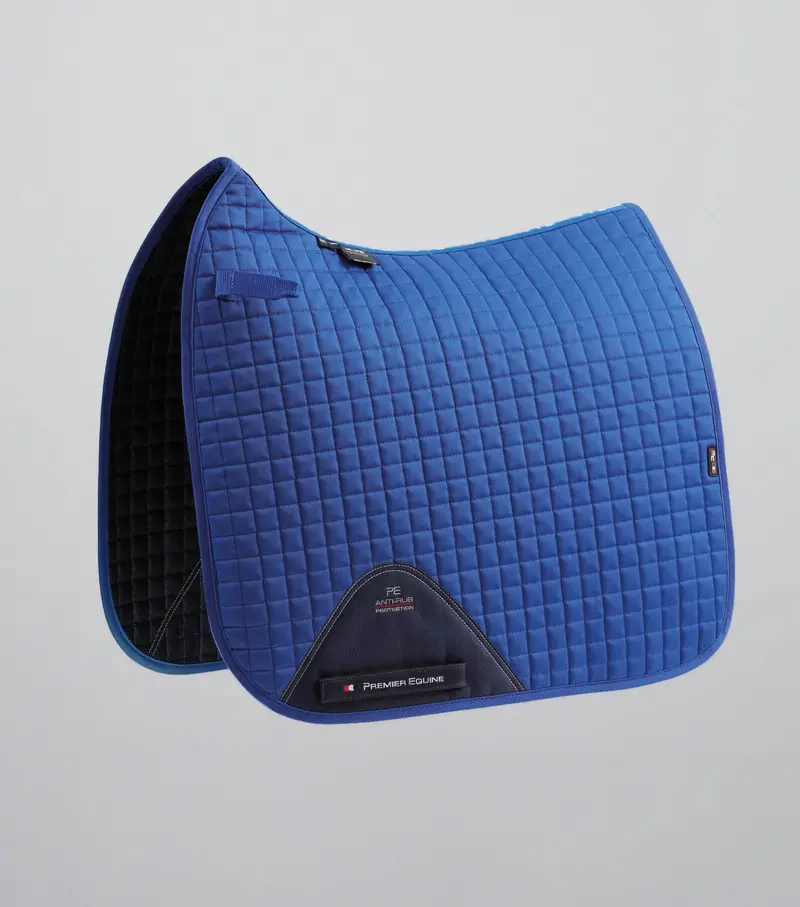 Close Contact Cotton Dressage Saddle Pad Royal Blue 1