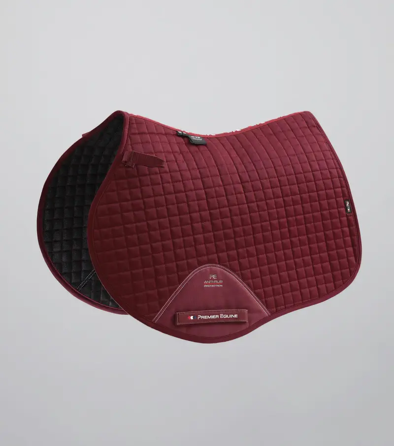 Close Contact Cotton Gp/Jump Saddle Pad Burgundy 1