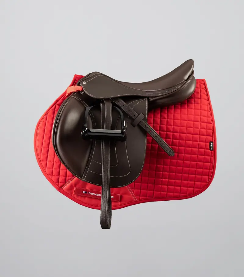 Close Contact Cotton Gp/Jump Saddle Pad Red 2