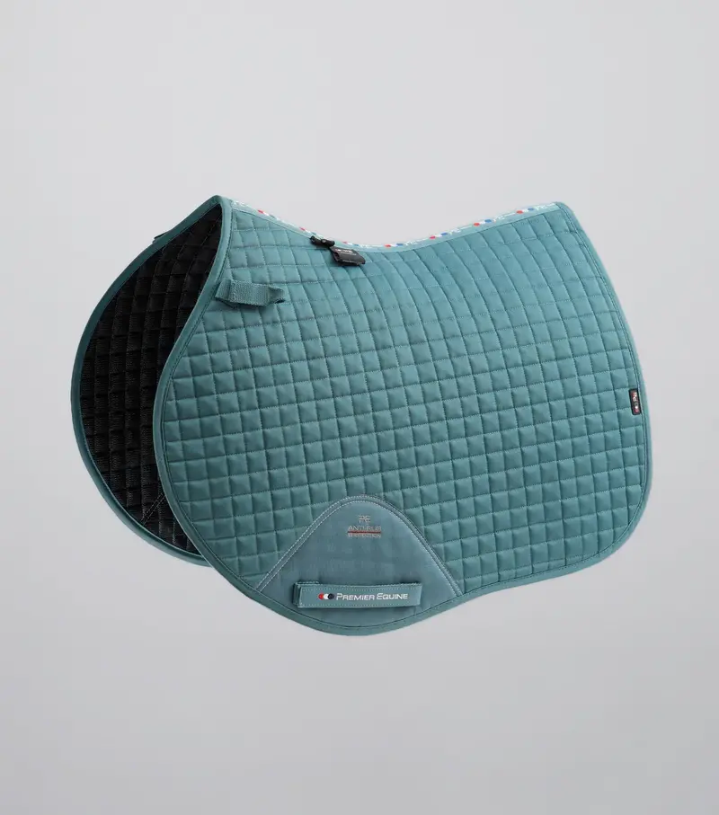 Close Contact Cotton Gp/Jump Saddle Pad Turquoise 1