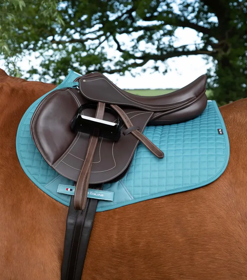 Close Contact Cotton Gp/Jump Saddle Pad Turquoise 2