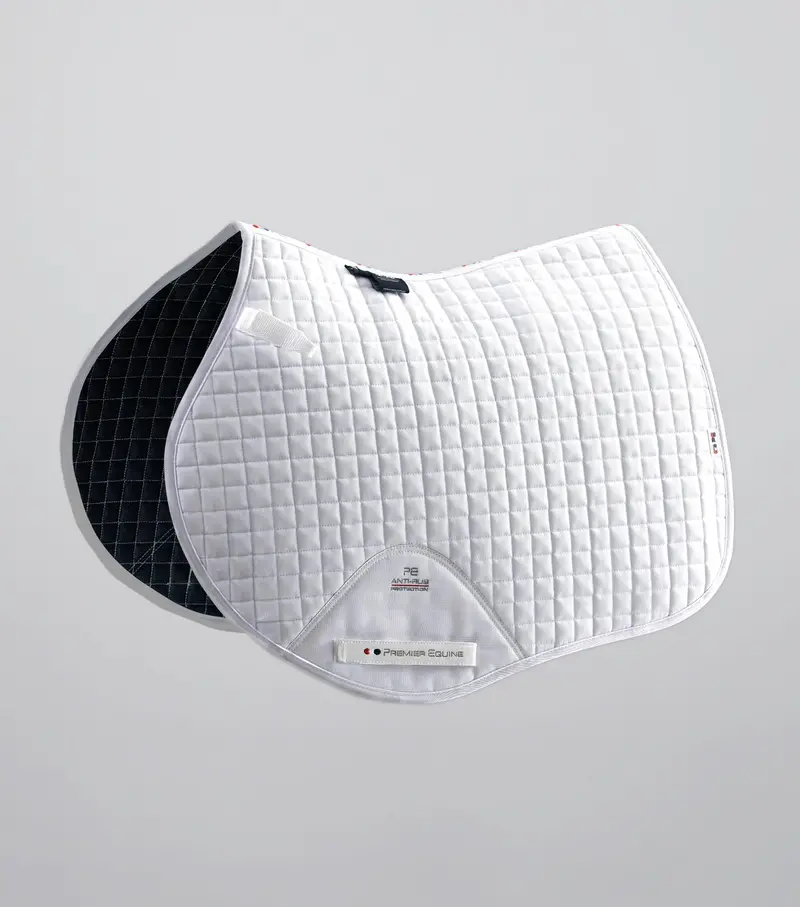 Close Contact Cotton Gp/Jump Saddle Pad White 1
