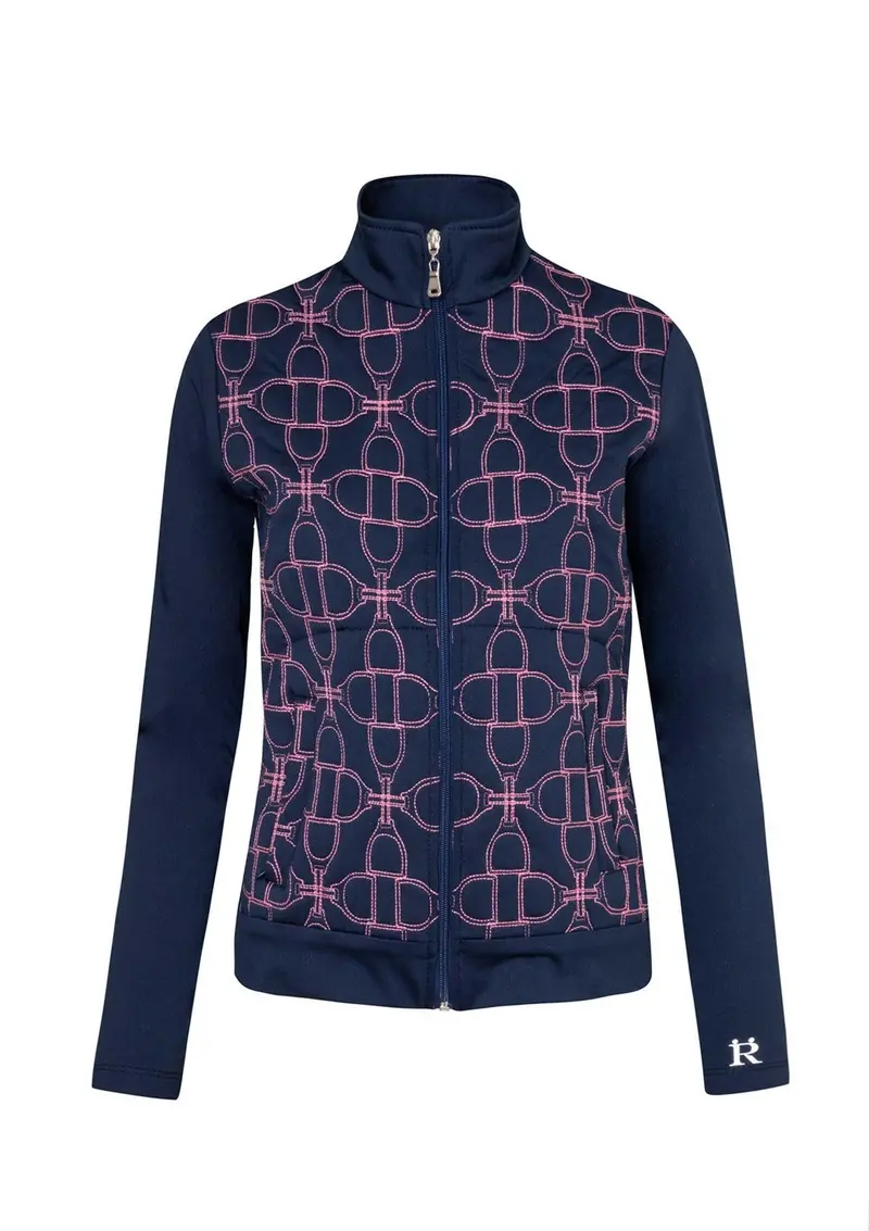 Clover Zip Jacket | Navy 1