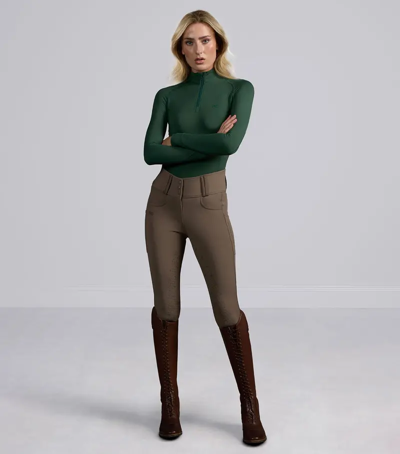 Coco Ii Womens Gel Full Seat Riding Breeches Walnut 1