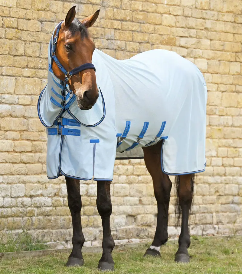 Combo Bug Buster Fly Rug With Belly Flap Blue 1