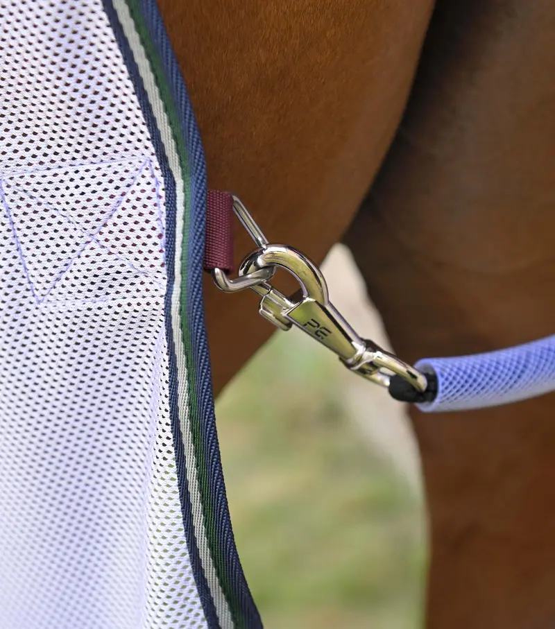 Combo Bug Buster Fly Rug With Belly Flap Lavender 5