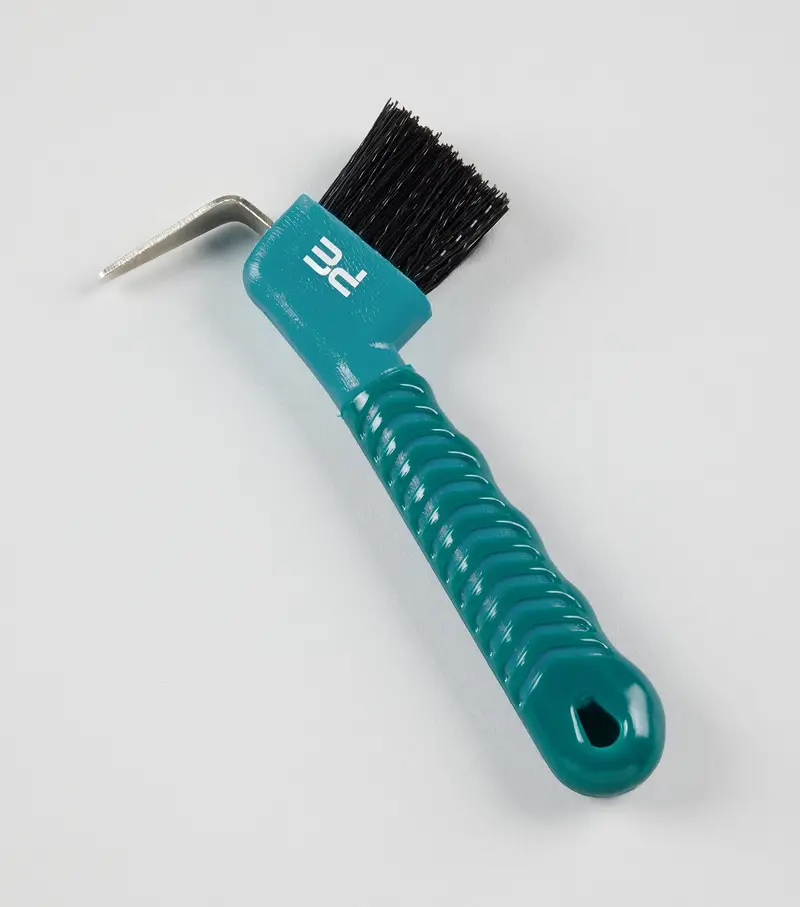 Comfort Grip Hoof Pick Med Blue & Peacock 1