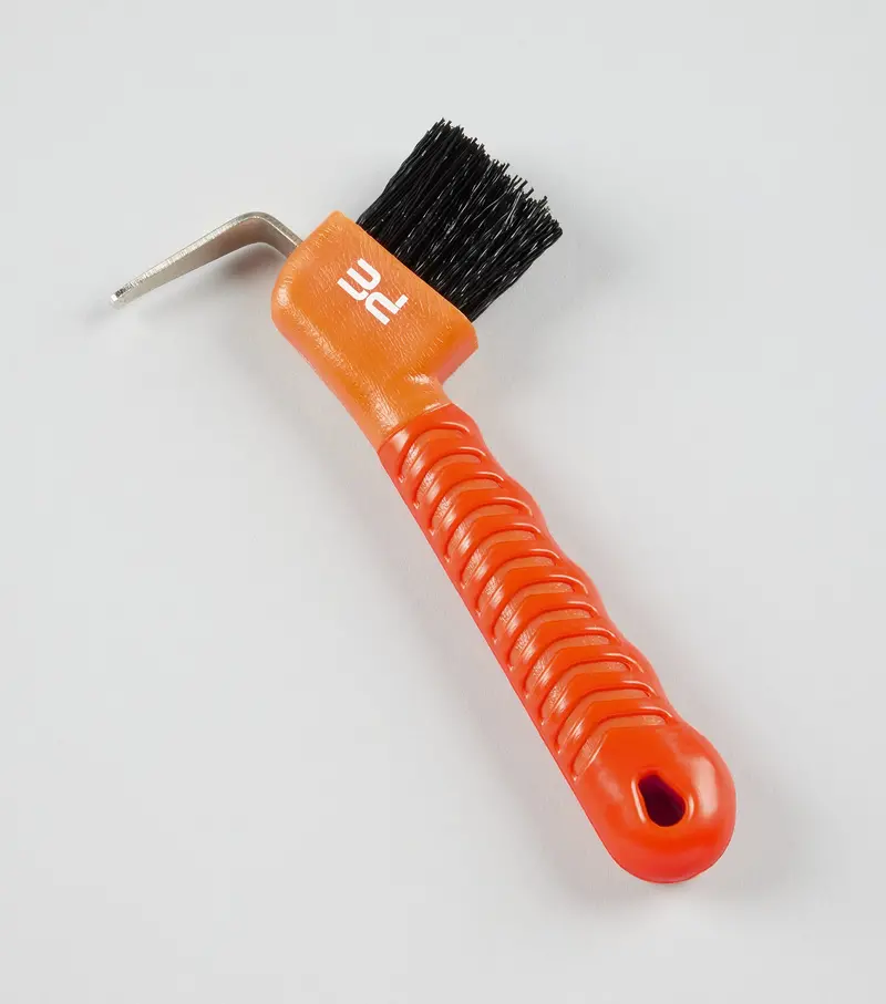 Comfort Grip Hoof Pick Orange & Amber 1