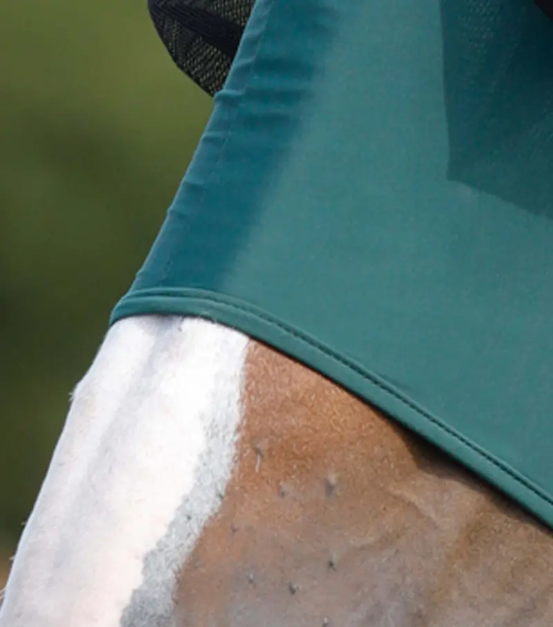 Comfort Tech Lycra Fly Mask Green 4