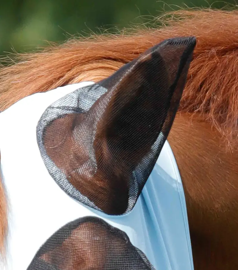 Comfort Tech Lycra Fly Mask Xtra Blue 2