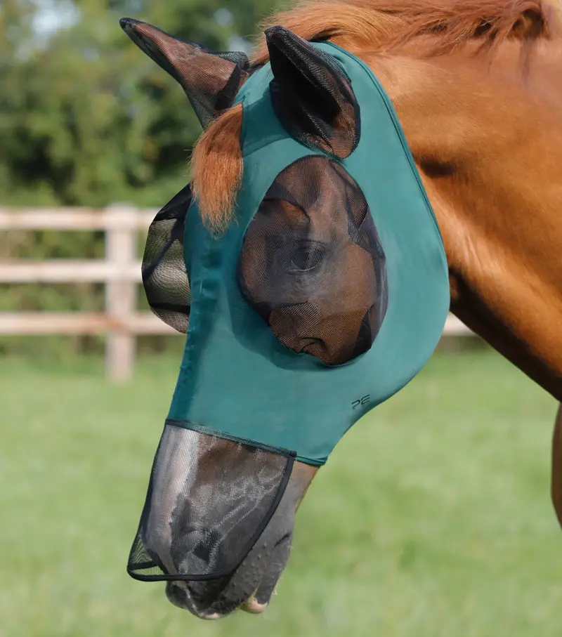 Comfort Tech Lycra Fly Mask Xtra Green 1