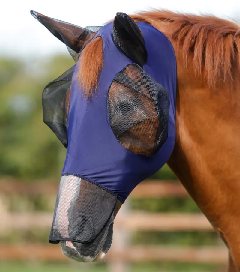 Comfort Tech Lycra Fly Mask Xtra Navy 1
