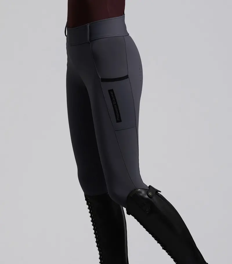 Concerto Ladies Riding Tights Dove Slate Grey 4