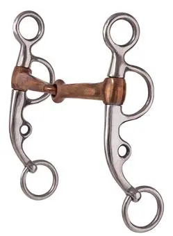 Copper Snaffle Argentine Bit 1