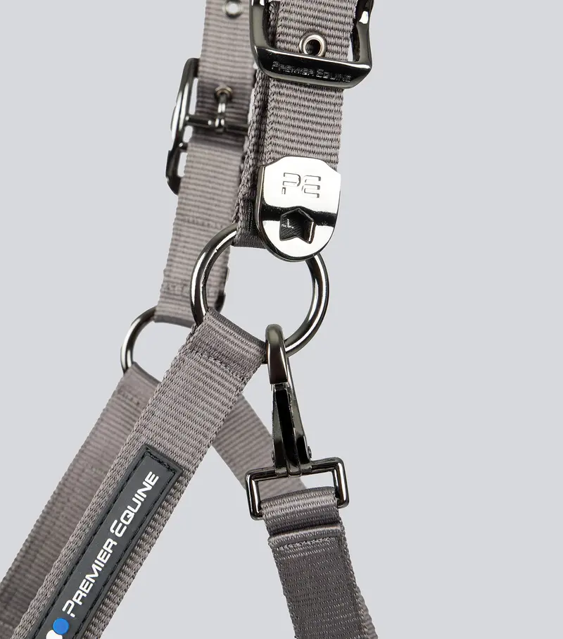 Corda Padded Head Collar With Lead Rope Grey 3