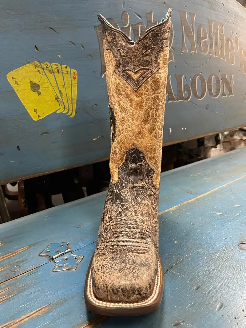 Corral Women's Brown Bucking Bronc Cowboy Boot 3