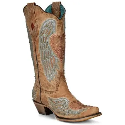 Corral Women's Heart And Wings Boot 1