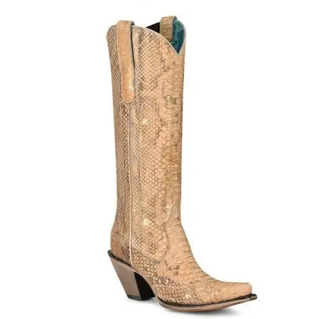 Corral Women's Honey Python Boot 1