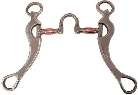 Correction Light Weight Aluminum Shank With Copper Roller Curb Bit 1